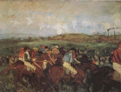 Edgar Degas The Gentlemen's Race Before the Start (mk09) oil painting picture